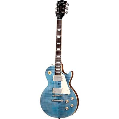 Gibson  Les Paul Standard '60s Figured Top Electric Guitar  2024 - Ocean Blue (BEST SELLER ) image 3