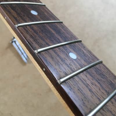Vintage Fender Squier Affinity Strat Neck Original Natural Amber Relic Loaded 04 image 9