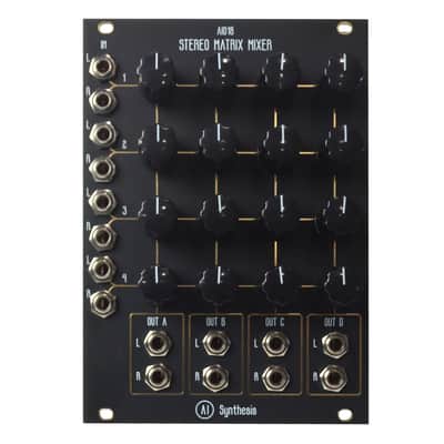 AI Synthesis AI018 Stereo Matrix Mixer Built and Tested Black image 1