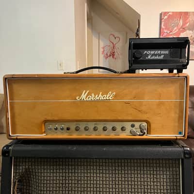 Vintage Marshall Amp, Speaker Cabinet, and Power Brake image 3