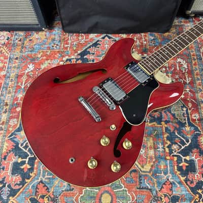 Yamaha SA700 Super Axe ES335 Style Semi Hollowbody Persimmon Red - 1983 image 8