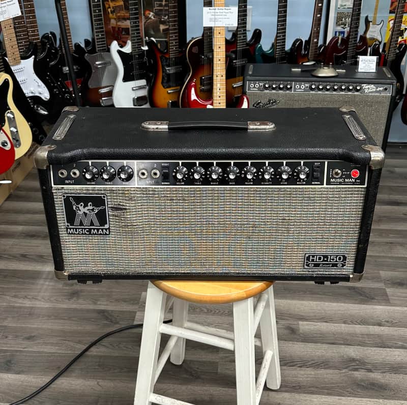 Ernie Ball Music Man HD150 reverb 1980 - Black image 1