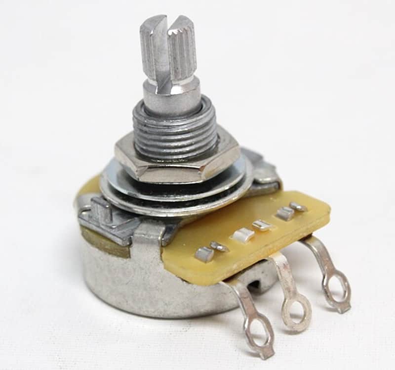Genuine CTS,Split Shaft,B500K Full Size 19mm length split shaft,Linear Taper,Les Paul Wire Custom,CTS#450S3631,#CTS-06 image 1