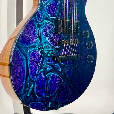 ESP USA Custom Shop Eclipse - Ghost Flame Serial#: US25655 image 3