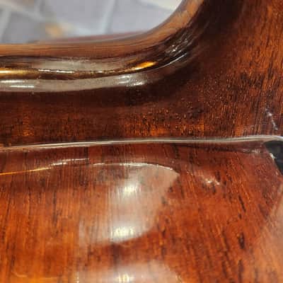 Vintage 1960s Estrada FS-5 Acoustic Guitar Natural-GOOD Tone-Repaired Headstock image 11