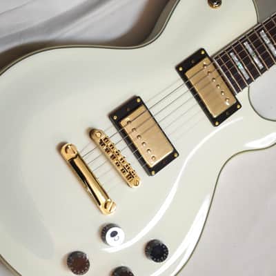 MICHAEL KELLY Patriot Vintage electric GUITAR new w/ CASE - White - cosmetics image 5
