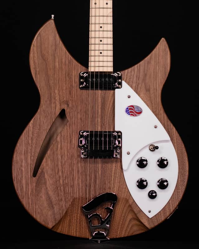 Rickenbacker 330W Thinline Semi-Acoustic, Walnut Body, Maple FB with Case image 1
