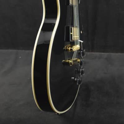 Mint Epiphone IGC Les Paul Custom Ebony w/ Hardshell Case image 5