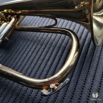 Legendary Couesnon flugelhorn - factory lacquer finish, case, mouthpiece, lyre gamonbrasss image 10