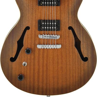 Ibanez AS53L-TF Artcore AS Hollow Body Guitar 6-String Lefty - Tobacco Flat image 1