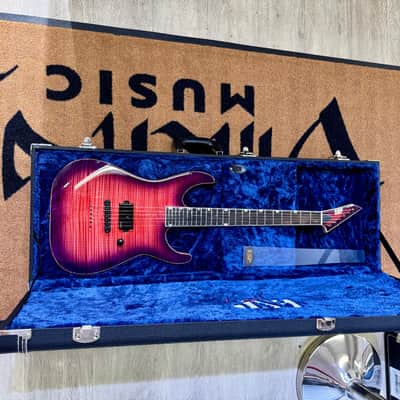 ESP USA Custom Shop M I NTB FM Cranberry Sunburst, Fluence image 4