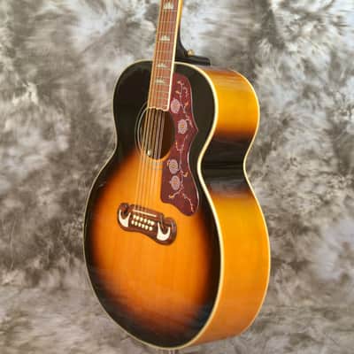 2022 Epiphone J-200 Studio 12-String - Vintage Burst image 8