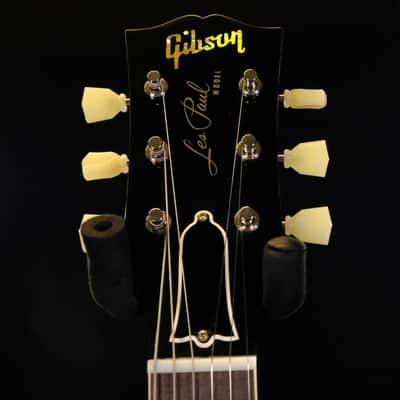 Gibson Custom 1958 Les Paul Standard Reissue Carmelita Carve VOS Electric Guitar - Faded Tobacco image 5