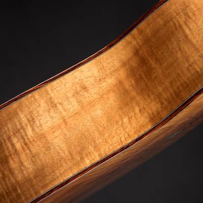 Huss & Dalton 30th Anniversary OM - Bearclaw Italian Spruce & Flamed Koa #3 of 10 image 14