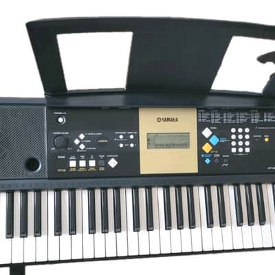 Yamaha YPT-220 Keyboard, Yamaha UK Adapter, music stand, original manual & box image 2