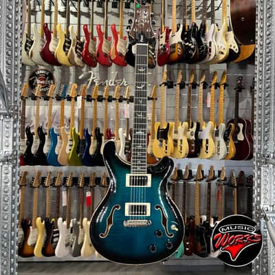 Prs   Se Hollowbody Ii Piezo Peacock Blue image 2