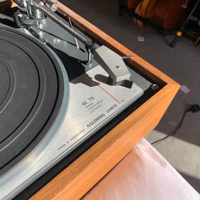 GL75 Goldring Lenco Turntable 1969 (Made in Switzerland; Serviced) image 2
