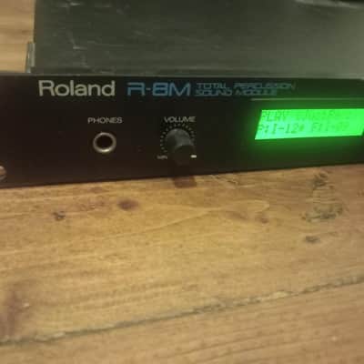 Roland R-8M Total Percussion Sound Module 1980s - Black