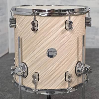 Used PDP Concept Maple 3pc Bop Drum Set Twisted Ivory - Good image 3