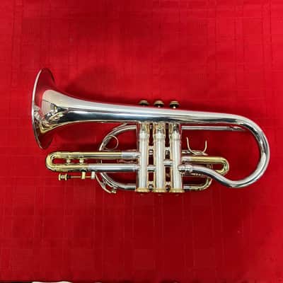 Used RS Berkeley Silver Bb Cornet with Original Case & Mouthpiece image 7