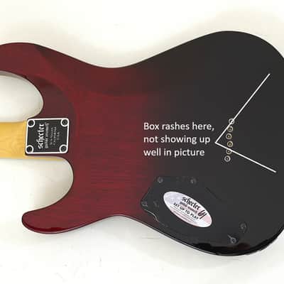 Schecter Omen Extreme-6 Guitar Blood Burst B-Stock 0940 image 6