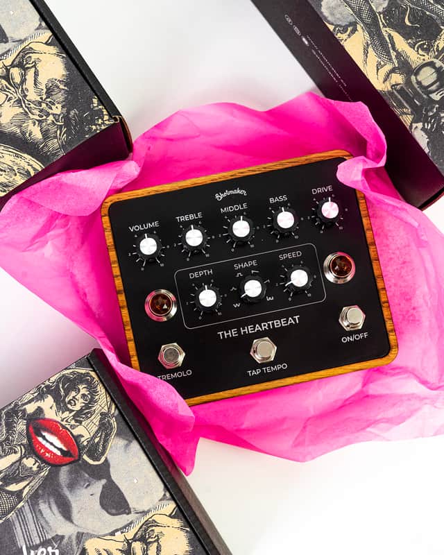 Shotmaker The Heartbeat Preamp Tremolo - oiled wood image 1