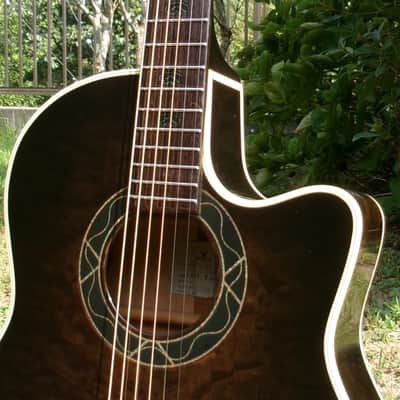 1997 K. Yairi YD87N TBK Made In Japan Black+Hard Case image 3