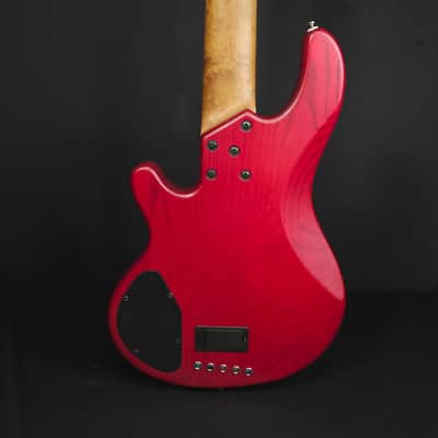Lakland Skyline 55-02 Deluxe Satin Cherry Burst 5-String Bass image 4