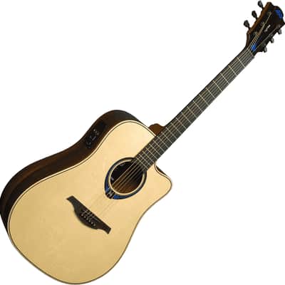 Lag THV30DCE-LB | HyVibe Smart Guitar with Bearclaw Solid Sitka Spruce Top. Brand New H2 Version image 4