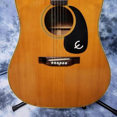 Epiphone Vintage 1972 Epiphone FT-147 Japan K&K Pickup Pro Setup Lightweight Case image 2