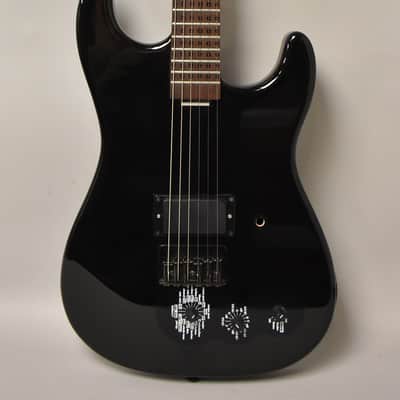 1990s Optek Fretlight FG-200 Project Guitar Black image 1