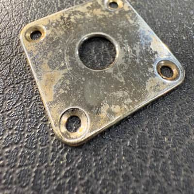 Vintage 1960-1970 Gibson Les Paul Jack Plate - Gold image 2
