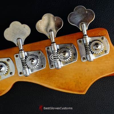 Fender Standard Jazz Bass 60s Pickups Black Aged Relic image 15