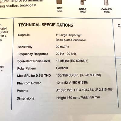 AKG C214 Large Diaphragm Cardioid Condenser Microphone image 6