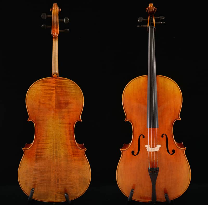 Nicely Hand Made 4/4 Cello Stradivari 1712 Davidov Cello European Wood No.W069 image 1