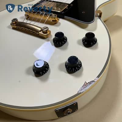 Burny RLC-70 Les Paul Custom Model Made in Japan 1990 White image 6