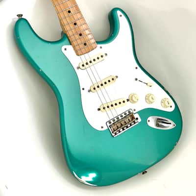 1999 Fender Cunetto Relic Stratocaster — Sherwood Green (Ultra Rare), John Cruz, Collector Condition, Full Set image 24