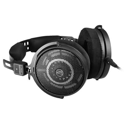 Audio Technica ATH-R50x Professional Open-Back Reference Headphones Bundle with 25ft Pig Hog Headphone Extension Cable (1/4") & Polishing Cloth – Studio Monitoring, Mixing & Critical Listening image 3