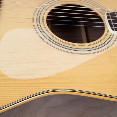 Yamaha FG-251 MIJ 1976 Natural Vintage Made in Japan w/ Hard Case image 8