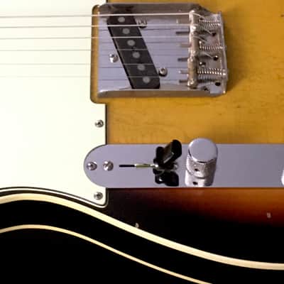 LEFTY! TL62 Vintage Custom Relic USA Double Bound Aged Sunburst Left Tele Guitar Kuwabara 7.7 lb HSC image 10