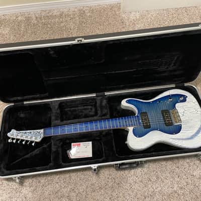 One of a Kind Nikita Kintia Soapbar / P90 T-Style Wild Blue Telecaster image 13