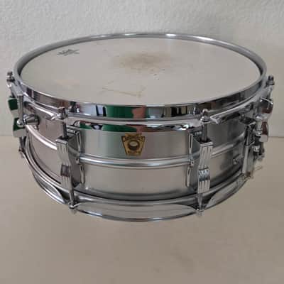 67 Ludwig  Acrolite No. 404-grey matte finish and chrome image 1