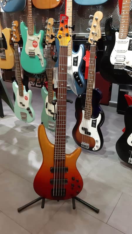 Brand New - Ibanez SR875-ALG SR Autumn Leaf Gradation 5 String Bass (Worldwide Free Shipping) image 1