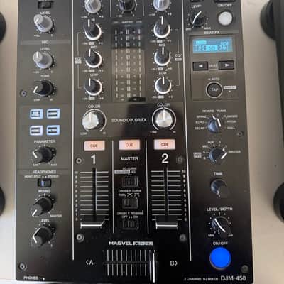 Pioneer DJM-450 2-Channel DJ Mixer 2010s - Black image 1