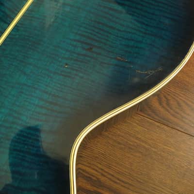 Takamine Acoustic EF591 DUAL  Dave Stewart Humbucker + Piezeo Stereo Japan Rare image 10