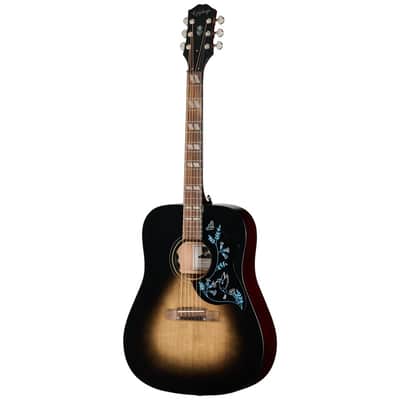 Epiphone Eric Church Hummingbird Dark Studio 2026 Cobra Burst image 3