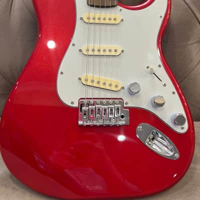 Buzz Feiten  Custom Electric Guitar  - Red Exelent Condition image 13