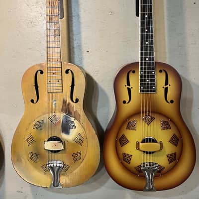 National Reso-Phonic Triolian 2021 - Walnut Burst - Steel image 5