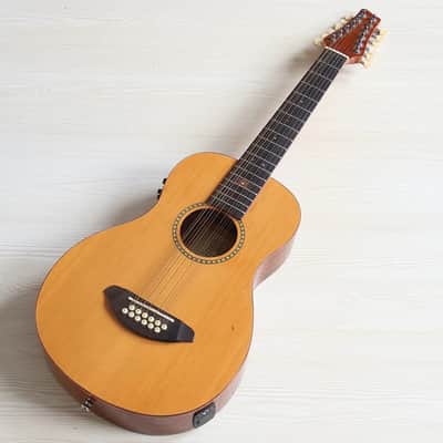 12 String Acoustic Electric Guitar 36 Inch, Laminated Spruce Top Body, Okoume Wood Neck image 1