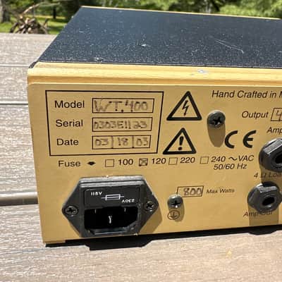 Eden Amplification Traveler 400 2002 - Gold image 3